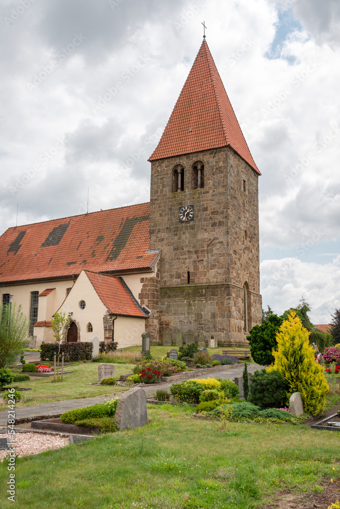 Willehadi Kirche in Eystrup, Niedersachsen. 