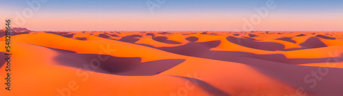 Artistic concept of painting a beautiful landscape of wild desert nature   Generative AI