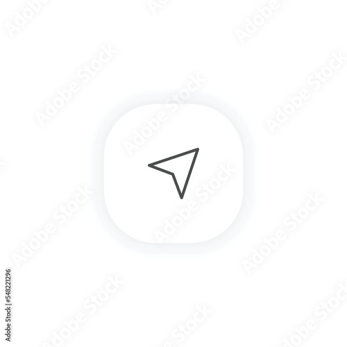 Free Download Navigation icon modern vector line design symbol map current location pin - GFXLoad