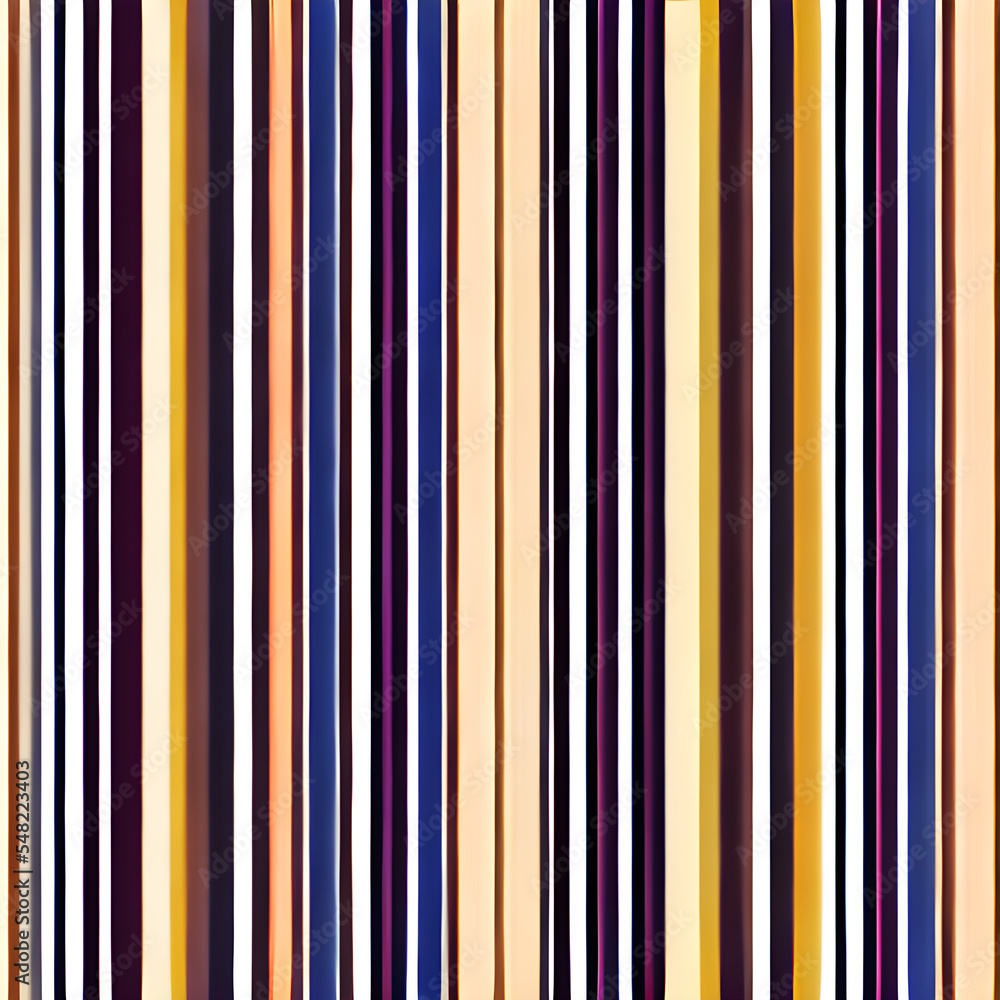 Obraz premium 様々なストライプをモチーフにしたイラストです。