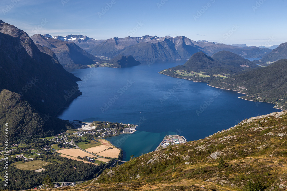 View of Åndalsnes, Norway