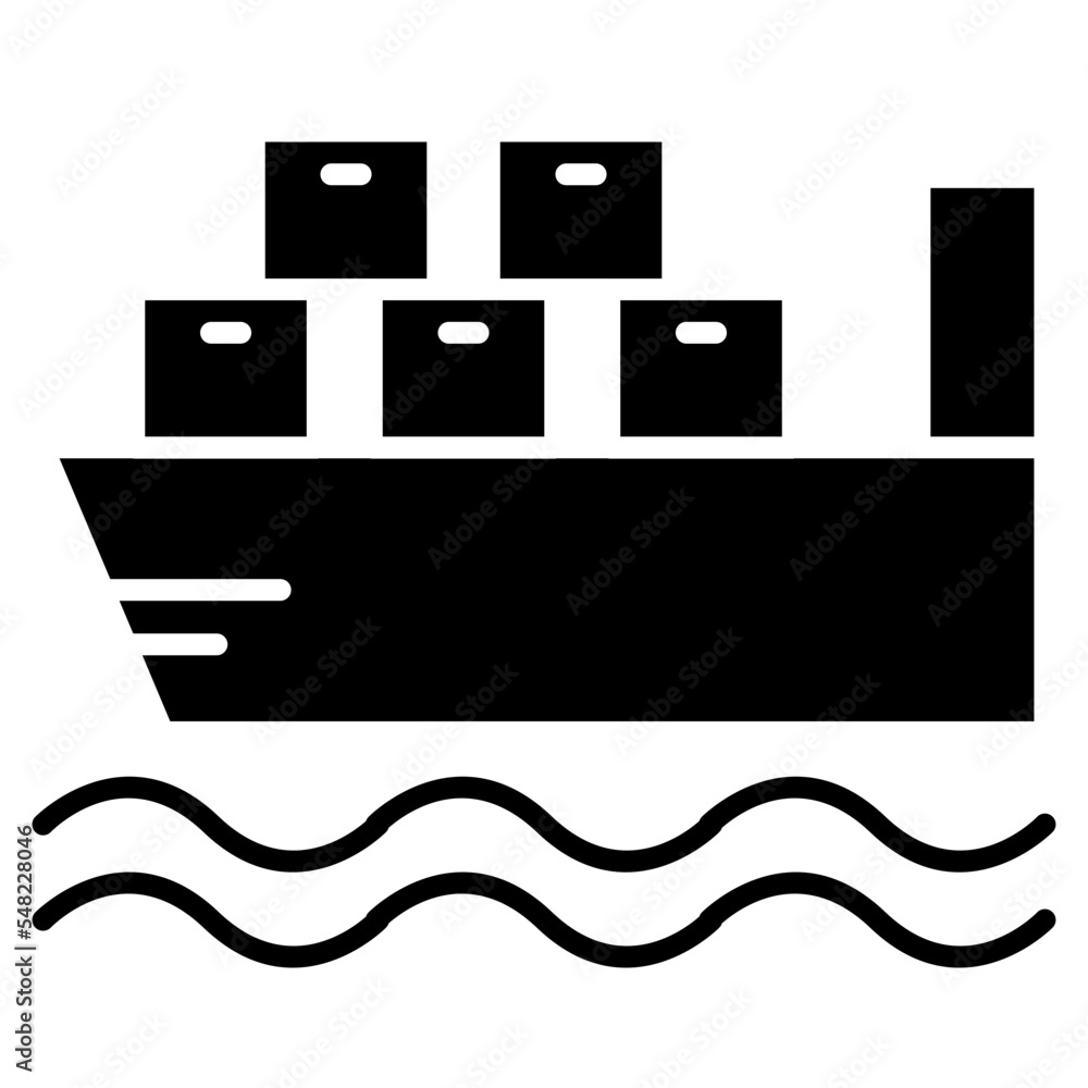 cargo ship icon