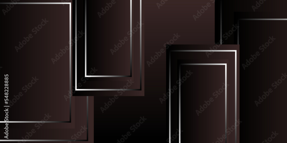 Purple Business Paper with Gold Lines background. New Year Christmas Squares Frame. 3D Abstract Polygonal Shiny Cover Purple Business Paper with Gold Lines background. New Year Christmas Squares Frame. 3D Abstract Polygonal Shiny Cover