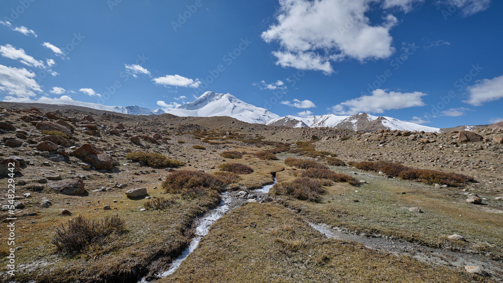 Fototapeta premium Mountain ranges of Markha valley, Ladakh