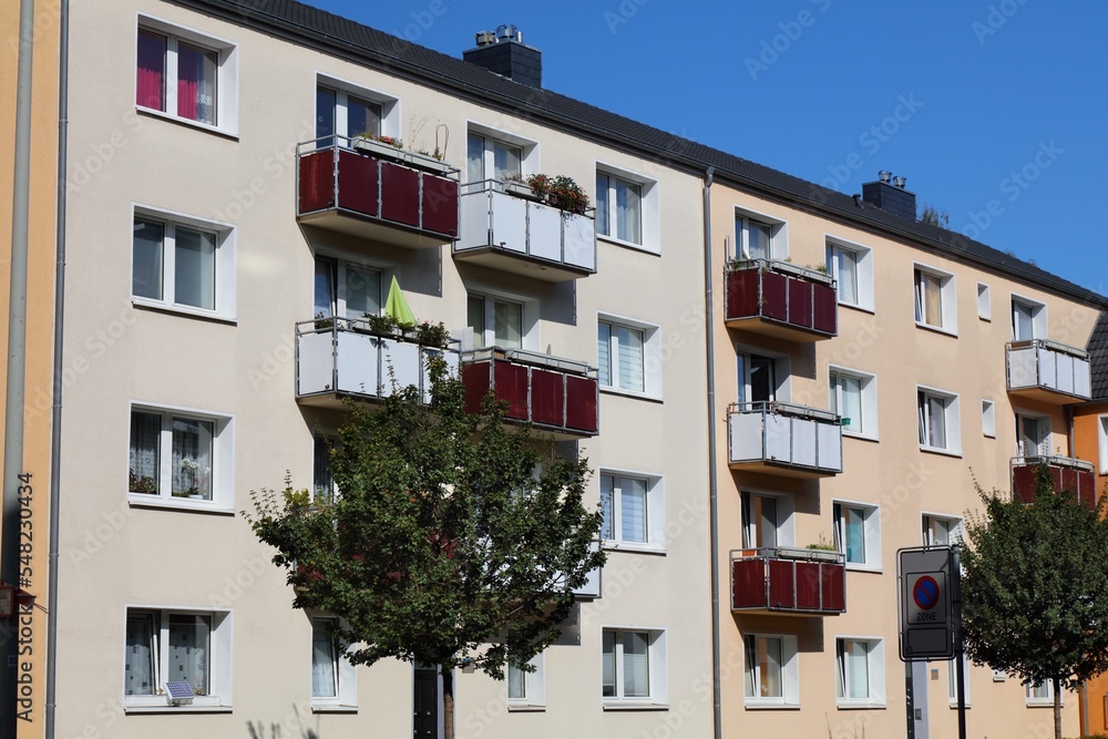 Generic apartment buildings in Germany