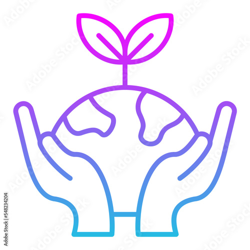Environment Line Gradient Icon