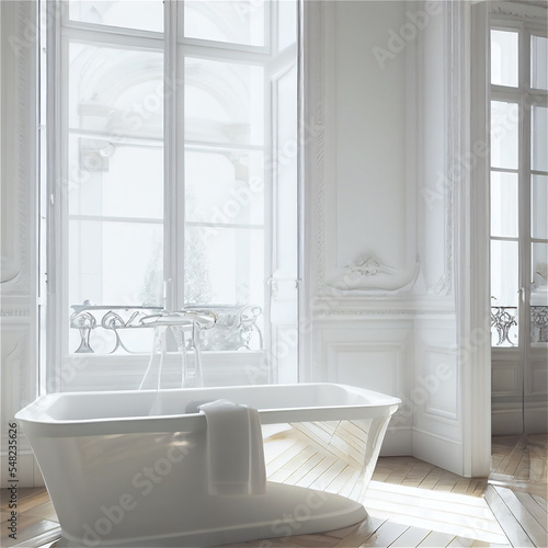 Luxury retro bathroom