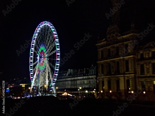 Paris, December 2021: Visit the beautiful city of Paris in France during the festive season 