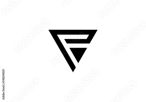 Free Download initial letter logo PF initial company icon business logo background illustration - GFXLoad