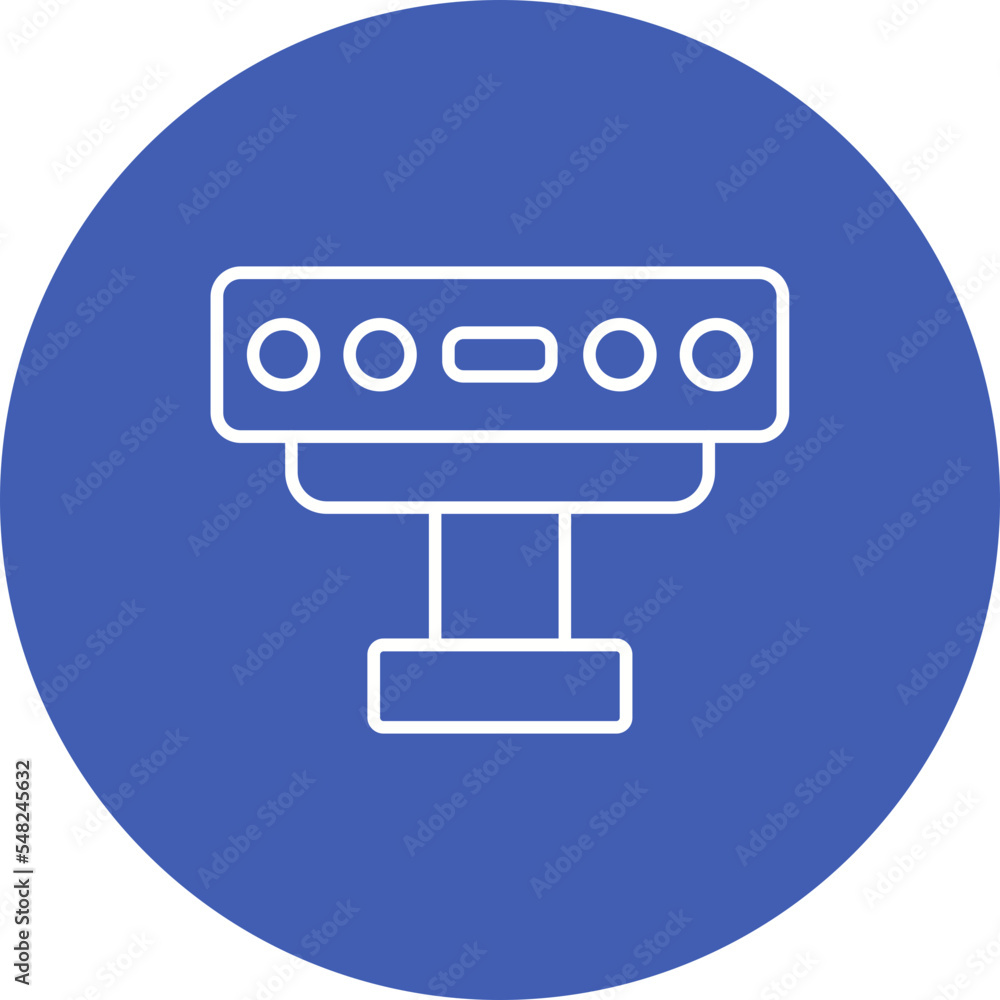 Kinect Multicolor Circle Line Inverted Icon Kinect Multicolor Circle Line Inverted Icon