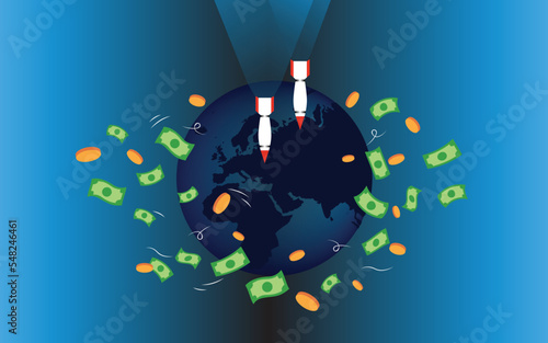 missile start the war, impact the economy