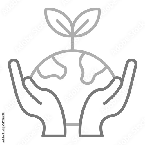 Environment Greyscale Line Icon