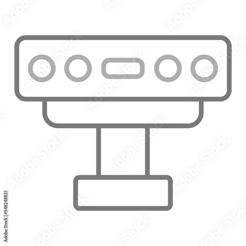 Kinect Greyscale Line Icon