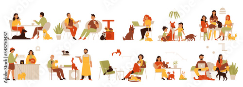 Pets Cafe Compositions Set