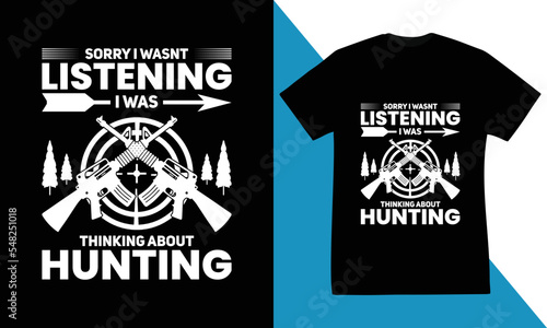 Hunting t shirt design for hunting t shirt premium vector