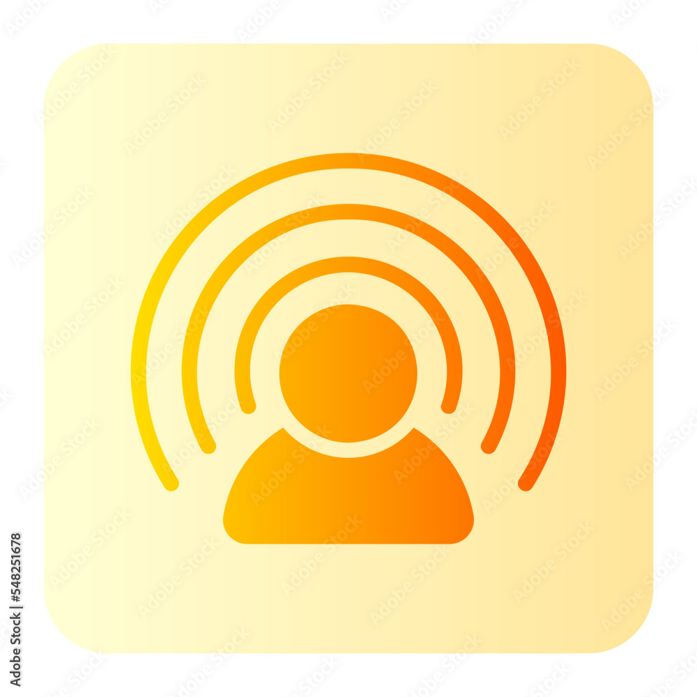 podcaster gradient icon