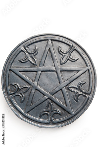 pentacle symbol on a box cover photo