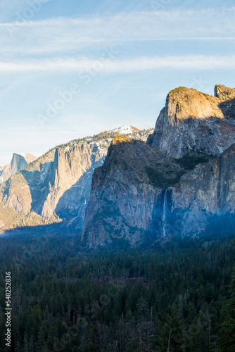 Winter landscape in Yosemite National Park  Unites States Of America