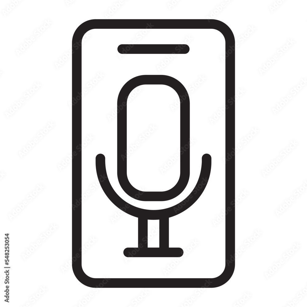 Broadcast line icon Broadcast line icon