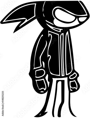 sonic in a suit