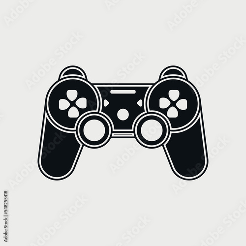 Video game controller, vector illustration.