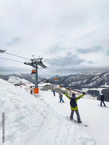 jasna ski resort view slovakia mountains