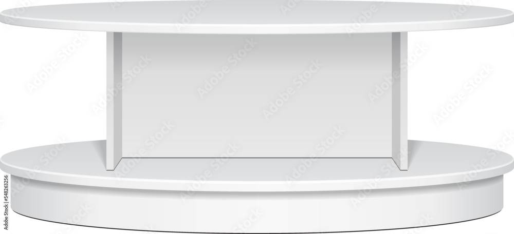 Mockup Display Rack Showcase For Supermarket. Circle, Round, Ellipse Retail Shelves. Front View. Illustration Isolated On White Background Mock Up Template Ready For Your Design. Product Advertising. Mockup Display Rack Showcase For Supermarket. Circle, Round, Ellipse Retail Shelves. Front View. Illustration Isolated On White Background Mock Up Template Ready For Your Design. Product Advertising.