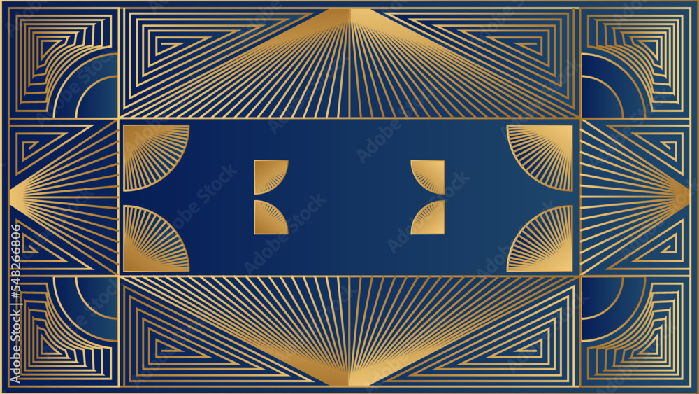 Blue Decorative Lines Clip Art