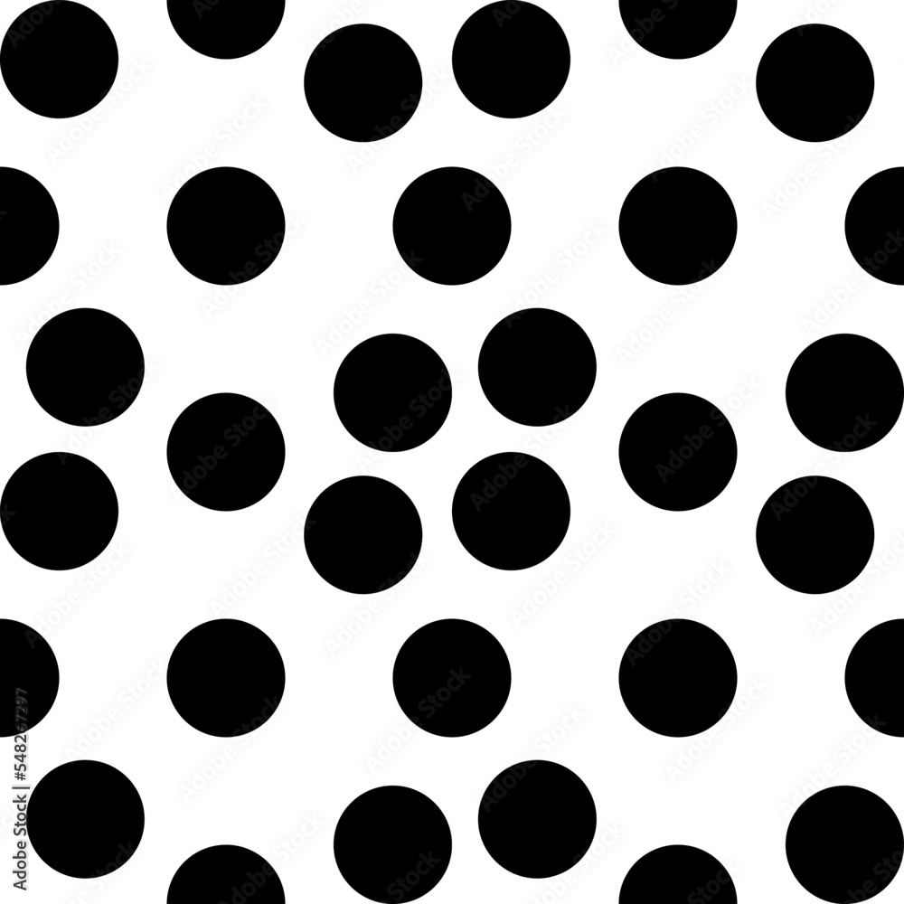 black and white dots background