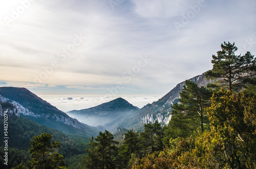 Fototapeta Naklejka Na Ścianę i Meble -  Beautiful mountain landscape from the top of Guara