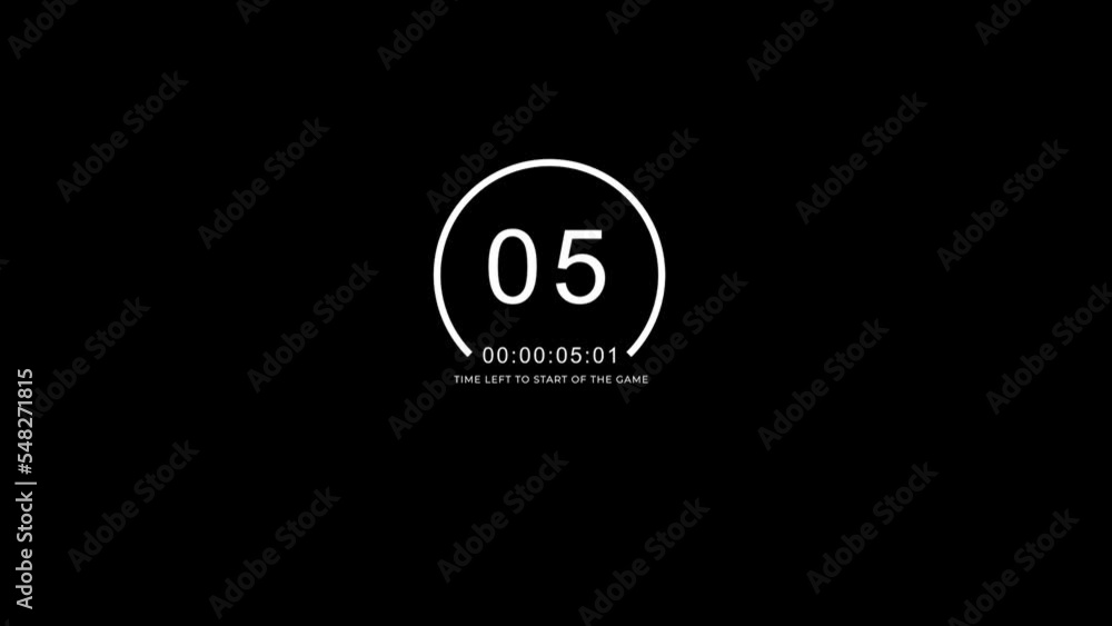 Digital watch, countdown timer with alpha channel or keying for any creative use Digital watch, countdown timer with alpha channel or keying for any creative use
