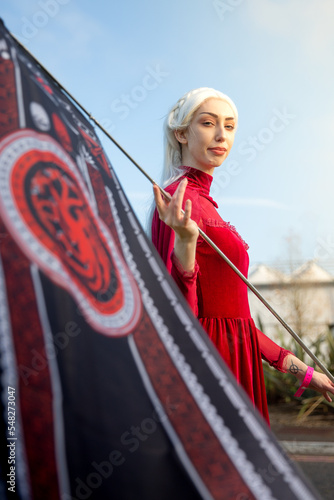 Canvas Print portrait of a person elegant cosplay girl