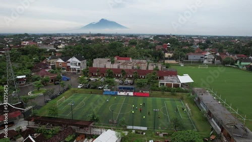 Mini Soccer Maguwoharjo Yogyakarta, soccer field in the morning

 photo