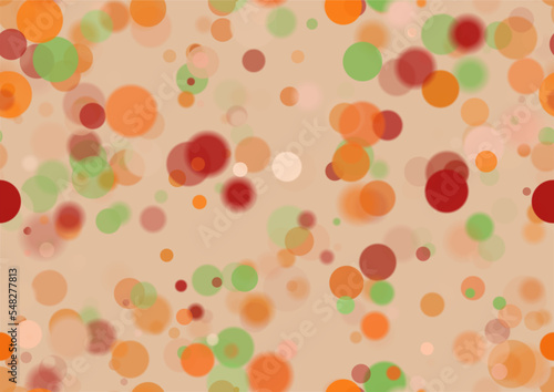 Background pattern abstract design texture. Seamless. Theme is about air, sequins, circle, translucency, abstract, blurred, defocused, texture, textured, glows, soft, illuminated, color
