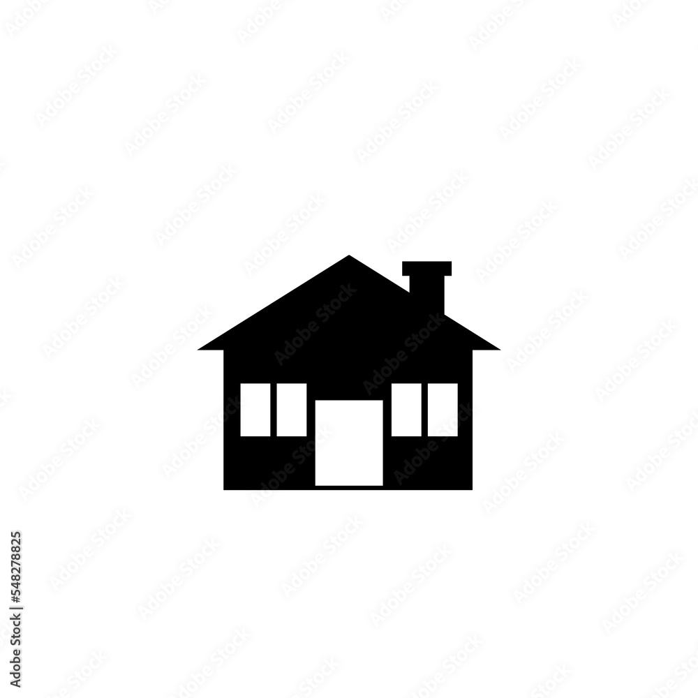 Favorite house line icon. Favorite house line icon.