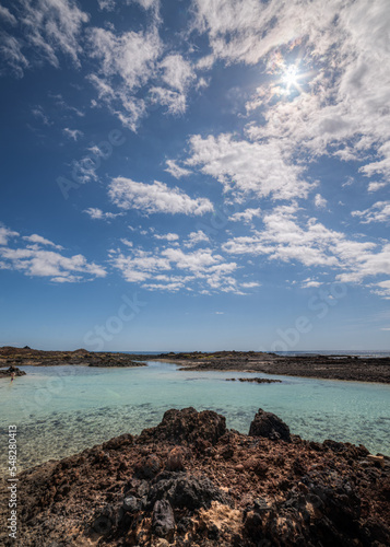 L’oceano turchese delle Isole Canarie come il mare dei Caraibi  © pappaga1