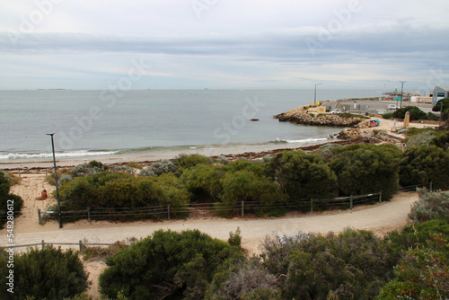 indian ocean in fremantle  australia  