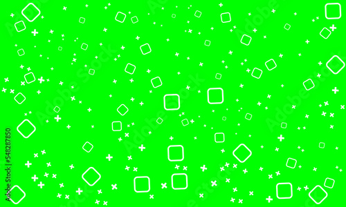 Green screen chroma key background tracking marker.