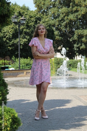 girl walking on the street