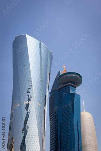 Skyscrappers in Qatar, Doha.