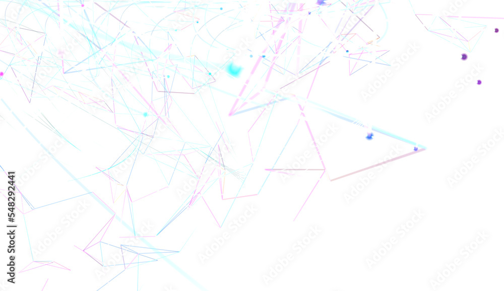 Fototapeta premium technology with polygonal shapes on dark blue background. Design digital technology