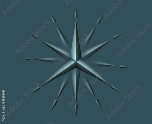 Metallic star graphic design 17