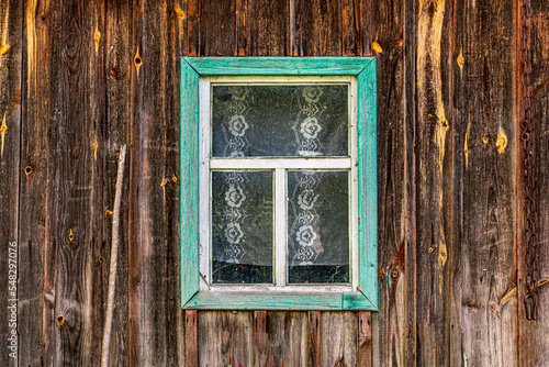 old wooden window