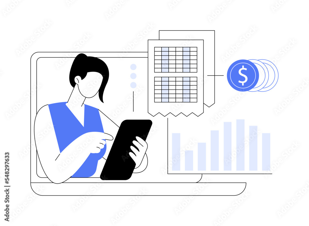 Enterprise accounting abstract concept vector illustration. Enterprise accounting abstract concept vector illustration.