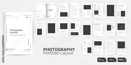 Photography Portfolio Layout Minimalist Portfolio