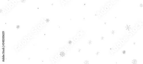 Winter christmas sky with falling snow