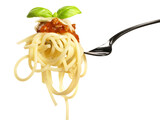 Spaghetti Bolognese Fork - Noodles Pasta PNG Transparent