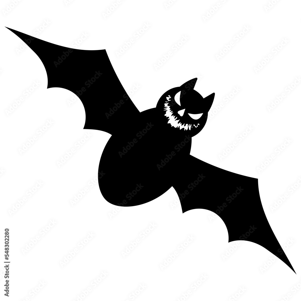 Fototapeta premium Bat with scary face