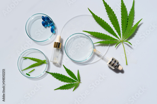 cannabis treatment concept
