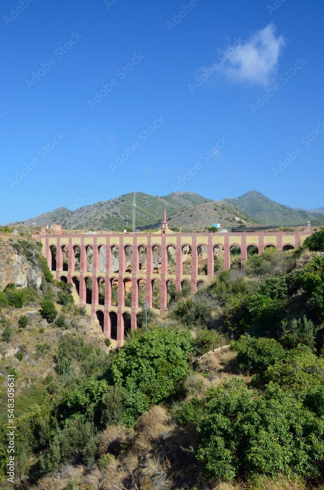 Acueducto del Águila, Maro, Málaga, Andalucía, España